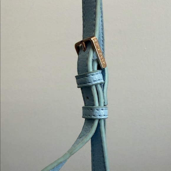 Anne Klein Light Blue and Tan Mini Bag - Picture 13 of 13